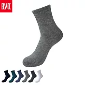 【BVD】氣墊男1/2襪(B653襪子/毛巾底/短襪) 中灰25-28CM