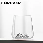 【日本FOREVER】日式酒杯/玻璃杯/秋名山杯/觀山玻璃杯/威士忌杯-4入組-410ML -透明