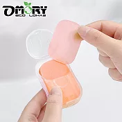 【OMORY】隨身迷你香皂紙-  橘色(水蜜桃味)