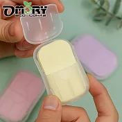 【OMORY】隨身迷你香皂紙-  黃色(檸檬味)