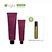 【玫瑰護手組】O’right 歐萊德  曠野玫瑰護手霜(100mL＋40mL) 致贈 曠野玫瑰香水(滾珠)11mL 滋養緊緻/氣味療癒/送禮體面