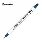 【Kuretake 日本吳竹】ZIG Clean Color Dot 點點筆/ 單寧藍
