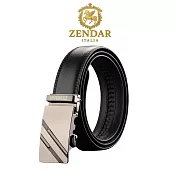 【ZENDAR】台灣總代理 限量2折 頂級小牛皮皮革男用皮帶 全新專櫃展示品 6815M