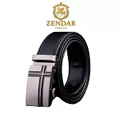 【ZENDAR】台灣總代理 限量2折 頂級小牛皮皮革男用皮帶 全新專櫃展示品 6806M