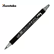 【Kuretake 日本吳竹】ZIG Clean Color Dot 點點筆 金屬色 / 銀色