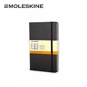 MOLESKINE 經典硬殼筆記本 -  L型/ 橫條/ 黑