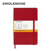MOLESKINE 經典硬殼筆記本 -   M型/ 橫線/ 紅