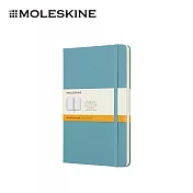 MOLESKINE 經典硬殼筆記本 - L型/ 橫線/ 珊瑚藍