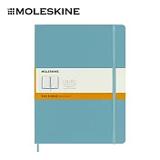 MOLESKINE 經典硬殼筆記本 - XL型/ 橫線/ 珊瑚藍