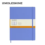 MOLESKINE 經典硬殼筆記本 - XL型/ 橫線/ 粉藍