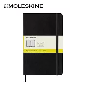 MOLESKINE 經典軟皮筆記本 -  L型/ 方格/ 黑