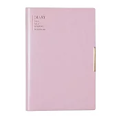 【日本Mark’s】2026 橫式週記事手帳B6變型 ‧ 金屬邊角/粉紅色