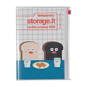 【日本Mark’s】2026 月記事收納手帳B6變型 ‧ Brunch Brother/吐司