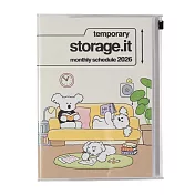 【日本Mark’s】2026 月記事收納手帳A5 ‧ Brunch Brother/悠閒