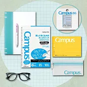 【開學套組】KOKUYO CAMPUS Z青春校園筆記活頁夾組 水藍