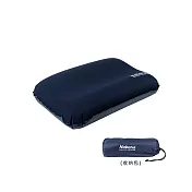 【BeOK】3D海綿枕 自動充氣 露營旅行午休枕(多色可選) 深藍