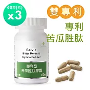 【SALVIA】Salvia專利苦瓜胜肽3瓶90顆