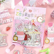 【日本BGM】散裝PET貼紙包30入 ‧ 女孩遊樂園-夢