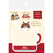 【日本Wa-Life】Kalita咖啡機系列 裁型便利貼 ‧ Black coffee