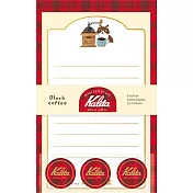 【日本Wa-Life】Kalita咖啡機系列 迷你信封紙組 ‧ Black coffee