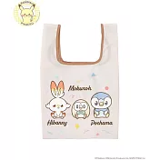 期間限量-日本3COINS vs 寶可夢聯名款巾著式環保購物袋 粉灰