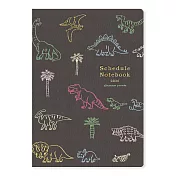 【日本RYU-RYU】2026 月記事手帳A5｜中島良二動物遊行 ‧ 恐龍