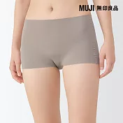 【MUJI 無印良品】女無痕平口內褲 S 摩卡棕