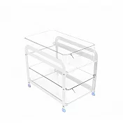 【上手家居】雙層廚房置物架(廚下置物架/廚房收納/水槽置物架/廚下收納架) 雙層白色