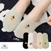 JDS.SOCKS 蔬菜水果船型襪   * (五入組)