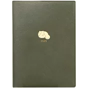 【日本LABCLIP】2026 橫式週記事手帳B6 ‧ Minuet貓貓/綠色