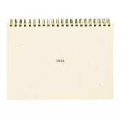 【日本LABCLIP】2026 SKETCH繪圖本月記事手帳A5 ‧ 奶油白