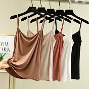 O-ni O-ni 精選舒適柔軟莫代爾細肩帶上衣/背心(尺寸可選/混色出/2件組) L 混色