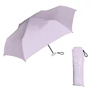 【日本Nakatani】Flat扁握把 極簡素色 輕量折傘 ‧ 薰衣紫
