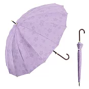 【日本Nakatani】櫻舞姬 16骨大傘面 耐風直傘 ‧ 花藤紫