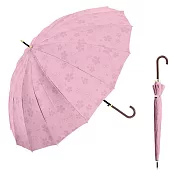 【日本Nakatani】櫻舞姬 16骨大傘面 耐風直傘 ‧ 櫻花粉