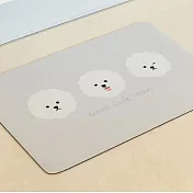 【韓國Dailylike】吸水速乾 硅藻土地墊 ‧ 比熊犬