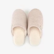 【韓國Dailylike】Label輕盈舒適 靜音室內拖鞋 ‧ 杏 (男用)