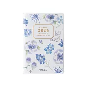 MIDORI POCKET DIARY 2026手帳迷你(月間)- 鄉村花漾