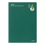 MIDORI POCKET DIARY 2026手帳(月單週)B6- 歐吉桑