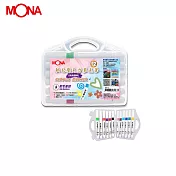 MONA 軟毛壓克力麥克筆 12色