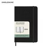 2026 MOLESKINE橫式週記/ 12M/ 硬殼/ 口袋型/ 黑