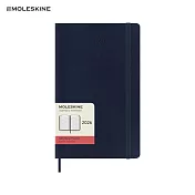 2026 MOLESKINE日記手帳/ 12M/ 軟皮/ L型/ 寶藍