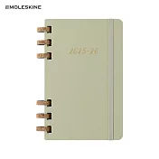 2026 MOLESKINE線圈萬用手帳/ 12M/ 軟皮 / L/ 淺綠