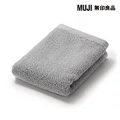 【MUJI 無印良品】棉圈絨雙線織手巾/可吊掛/灰色成品尺寸:W34×L35 cm