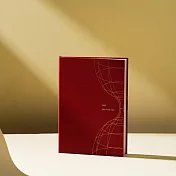 【女人迷商號 Womany Shop】2026 play with time 手帳 熱烈火星紅（溫潤質感的絲光棉布紋硬殼）