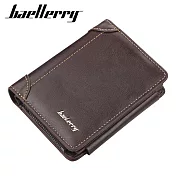 【Baellerry 佰利瑞】11卡零錢卡片收納全功能男用短夾(D9159) _咖色