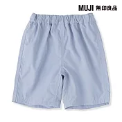 【MUJI 無印良品】幼兒速乾五分褲 80 淺藍