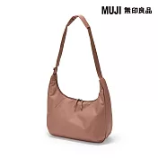 【MUJI 無印良品】撥水加工兩用單肩肩背包 摩卡棕