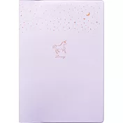 【日本EL COMMUN】2026 月記事手帳B6 ‧ 靜謐星空/獨角獸
