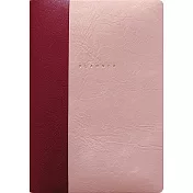 【日本EL COMMUN】2026 橫式週記事手帳B6 ‧ 簡約拼接/粉紅色